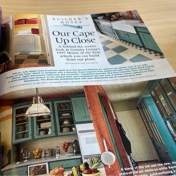 Vintage 90’s Women’s Country Living Magazines Set of 2 Decor Crafts Antiques - Picture 11 of 16